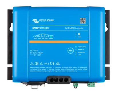 Ladegerät Smart IP43 12V 50A 1+1
