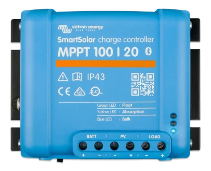 Victron Energy SmartSolar 100/20 MPPT-Solarladeregler 12/24/48V 20A