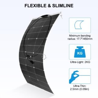 Flexibles Solarpanel 120 W 12V
