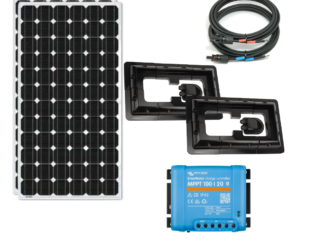 260W Solar-Komplettset mit starren Solarpanels, MPPT-Laderegler & Montagezubehör